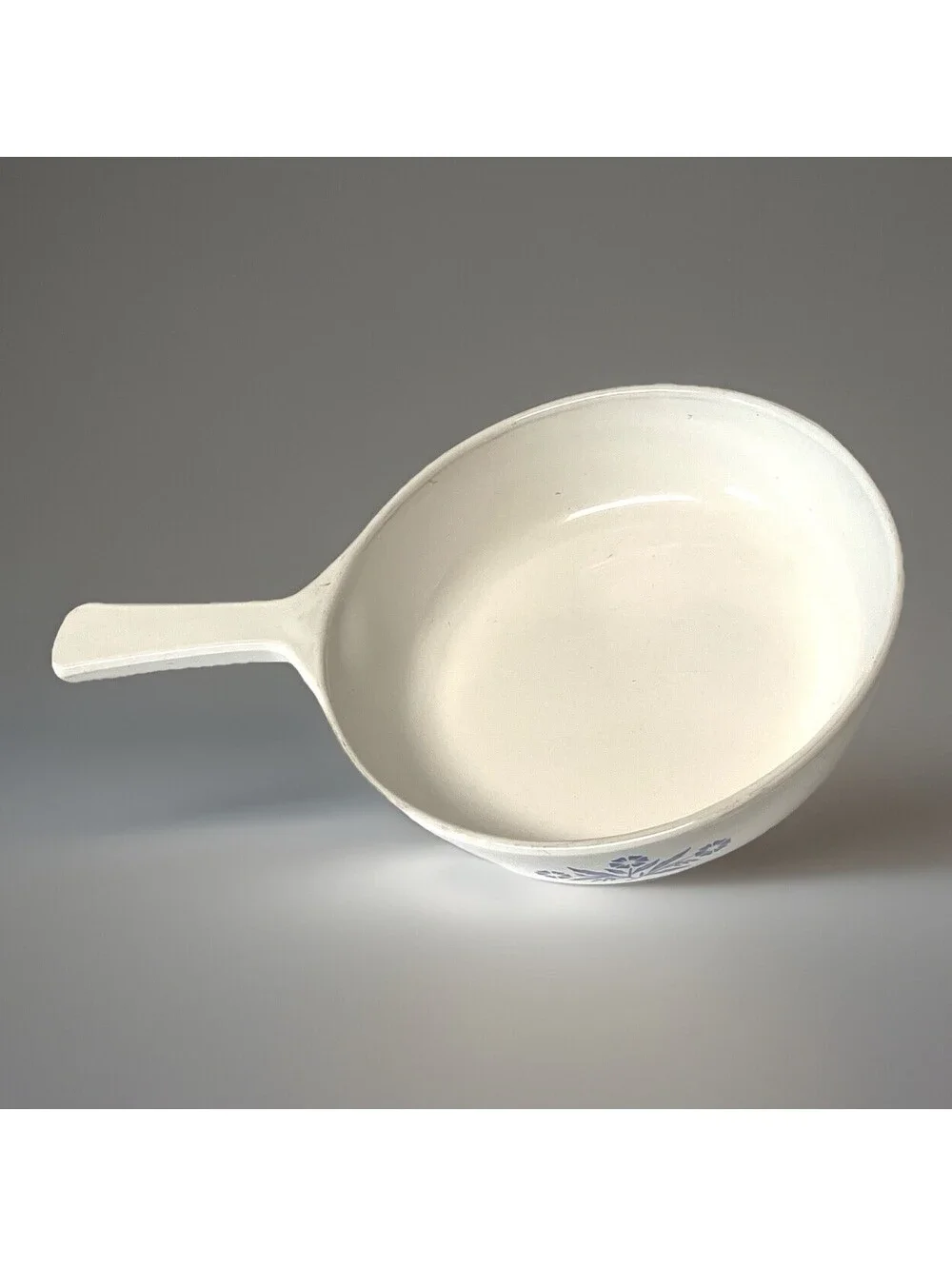Vtg Corning Ware Blue Cornflower Skillet P-83-B and Pot P-82-B w/ Lids Exc Cond